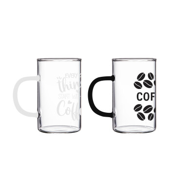 200 cc Desenli Borosilikat Bardak