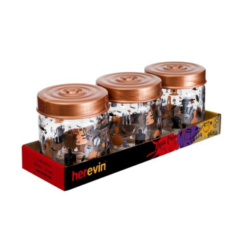 425 cc Decorated Jar Set