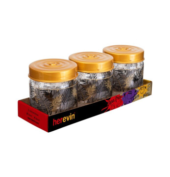 425 cc Decorated Jar Set