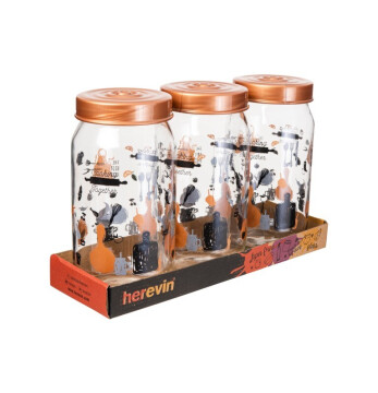 1000 cc Decorated Jar Set