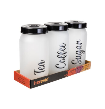 1000 cc Desenli Kavanoz Seti