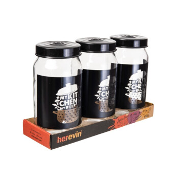 1000 cc Decorated Jar Set