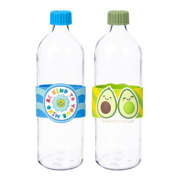 0,75 lt Desenli Șișe - PVC