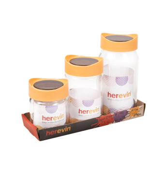 425-660-1000 cc Desenli Kavanoz Seti