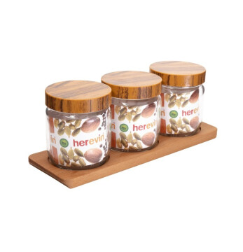3 x 425 cc 3 pcs Storage Canister Set