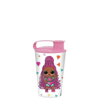 340 cc Licensed PP Tumbler with Straw - LOL - Splatters