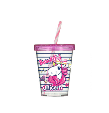 450 cc Tumbler with Straw - SAN