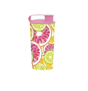 470 cc Desenli Kapaklı Bardak 