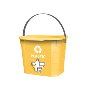 7,3 Lt Geri Dönüșüm Kutusu - Plastik