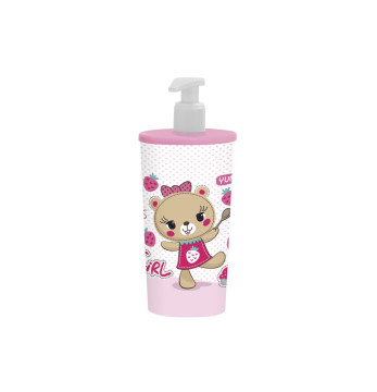 470 cc Liquid Soap Dispenser - Pink Bear