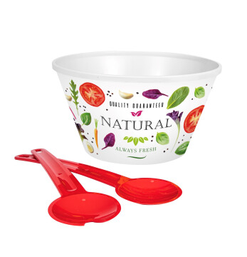 4,6 lt Salad Bowl with Servers