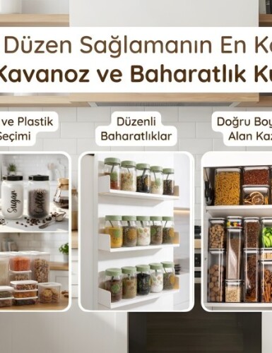 Mutfakta Düzen Sağlamanın En Kolay Yolu: Doğru Kavanoz ve Baharatlık Kullanımı